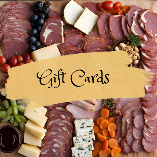 Cheese and Charcuterie Gift Cards