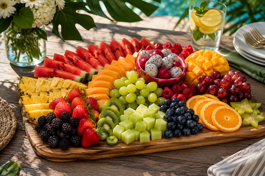 End-of-Summer Entertaining with a Fresh Fruit Board